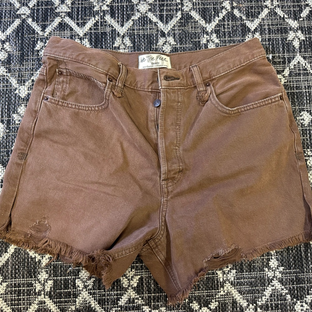 Chocolate brown shorts